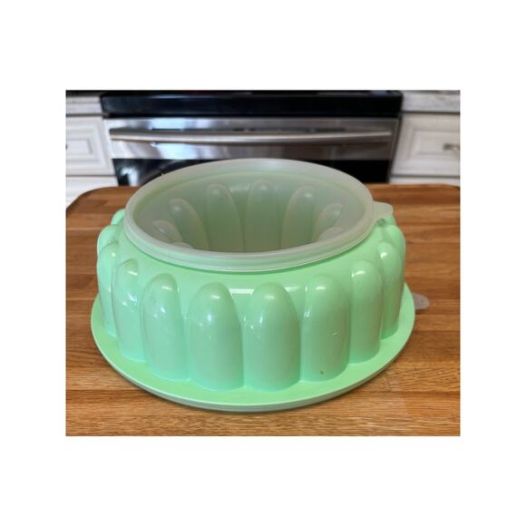Tupperware Jello Mold 3-Piece MCM gelatin dessert mold retro Vintage clean - Picture 3 of 15